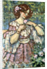 Girl With a Rose, 1901 by Anonymous