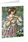 Girl With a Rose, 1901 by Anonymous