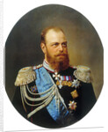 Portrait of the Emperor Alexander III,, 19th century by Anonymous