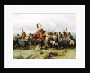 The Exploit of the Mounted regiment in the Battle of Austerlitz, 1884 by Anonymous