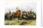 The Exploit of the Mounted regiment in the Battle of Austerlitz, 1884 by Anonymous