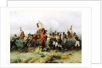 The Exploit of the Mounted regiment in the Battle of Austerlitz, 1884 by Anonymous