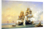 The Russian Cutter Mercury captures Swedish 40-gun frigate Venus on May 21st, 1789, 1845 by Anonymous