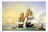 The Russian Cutter Mercury captures Swedish 40-gun frigate Venus on May 21st, 1789, 1845 by Anonymous
