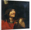 Peasant with a Sheep by Anonymous