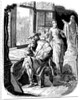 Architect Erwin von Steinbach with his daughter Sabina, 1840 by Anonymous