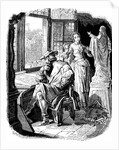 Architect Erwin von Steinbach with his daughter Sabina, 1840 by Anonymous