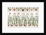 Seven Prince Electors voting for Henry VII, Holy Roman Emperor, 1341 by Anonymous