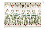 Seven Prince Electors voting for Henry VII, Holy Roman Emperor, 1341 by Anonymous