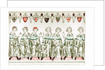 Seven Prince Electors voting for Henry VII, Holy Roman Emperor, 1341 by Anonymous