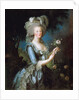 Marie Antoinette Ã  la Rose by Marie Louise Elisabeth VigÃ©e-Lebrun
