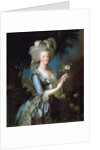 Marie Antoinette Ã  la Rose by Marie Louise Elisabeth VigÃ©e-Lebrun