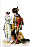 Court dress at the time of the French First Empire, 1807 by Anonymous