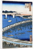River Bank at Ryogoku Bridge by Anonymous