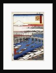 Clearing Weather after Snow at Nihon Bridge, (One Hundred Famous Views of Edo) by Utagawa Hiroshige