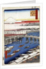 Clearing Weather after Snow at Nihon Bridge, (One Hundred Famous Views of Edo) by Utagawa Hiroshige