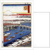 Clearing Weather after Snow at Nihon Bridge, (One Hundred Famous Views of Edo) by Utagawa Hiroshige