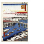 Clearing Weather after Snow at Nihon Bridge, (One Hundred Famous Views of Edo) by Utagawa Hiroshige