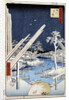 Lumberyards at Fukagawa (One Hundred Famous Views of Edo) by Utagawa Hiroshige