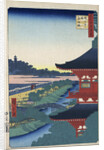 The Pagoda at Zojoji Temple at Akabane by Anonymous
