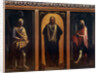 Christ with two Saints by Anonymous