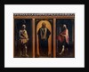 Christ with two Saints by Anonymous