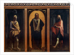 Christ with two Saints by Anonymous