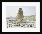 The Alexander Column in scaffolds, 1833 by Anonymous