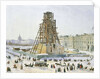 The Alexander Column in scaffolds, 1833 by Anonymous