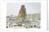 The Alexander Column in scaffolds, 1833 by Anonymous