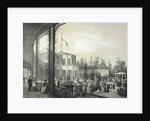 The Railway station in Pavlovsk, 1840-1850 by Anonymous