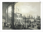 The Railway station in Pavlovsk, 1840-1850 by Anonymous