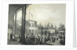 The Railway station in Pavlovsk, 1840-1850 by Anonymous