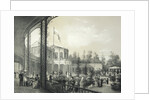 The Railway station in Pavlovsk, 1840-1850 by Anonymous