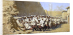 At the Fortress Walls. Let them in!, 1871 by Anonymous