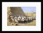 At the Fortress Walls. Let them in!, 1871 by Anonymous