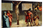 Crucifixion with Donors, 16th century by Anonymous