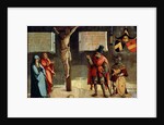 Crucifixion with Donors, 16th century by Anonymous