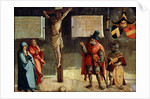 Crucifixion with Donors, 16th century by Anonymous