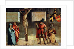 Crucifixion with Donors, 16th century by Anonymous