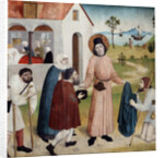 Saint Giles distributing his property among the poor, c1470-1480 by Anonymous