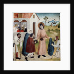 Saint Giles distributing his property among the poor, c1470-1480 by Anonymous