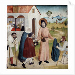 Saint Giles distributing his property among the poor, c1470-1480 by Anonymous