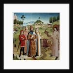 Saint Giles and King Wamba at the royal hunt, c1470-1480 by Anonymous