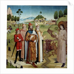 Saint Giles and King Wamba at the royal hunt, c1470-1480 by Anonymous