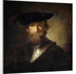 An Old Soldier in a Black Beret, 17th century by Anonymous