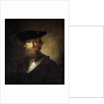 An Old Soldier in a Black Beret, 17th century by Anonymous