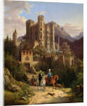 The Crown Prince Maximilian riding in Hohenschwangau, 1838-1839 by Anonymous