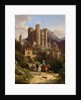 The Crown Prince Maximilian riding in Hohenschwangau, 1838-1839 by Anonymous