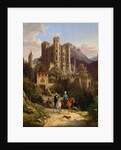 The Crown Prince Maximilian riding in Hohenschwangau, 1838-1839 by Anonymous
